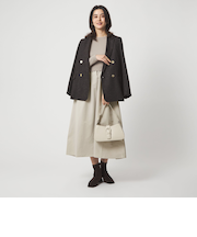 タフタ ドッキング ワンピース ウォッシャブル