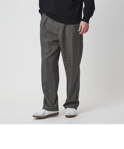 ウォッシャブル フラノ パターン W2 イージーパンツ