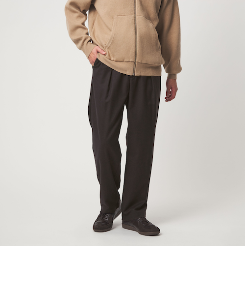 ウォッシャブル フラノ パターン W2 イージーパンツ｜グリーンレーベル