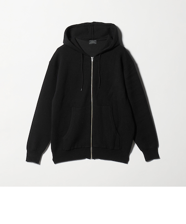ウールミックス ジップ パーカー フーディ