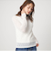 【WEB限定】＜at ease＞シャーリングレース プルオーバー カットソー