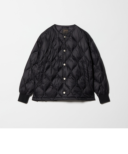 【別注】<TAION>ノーカラー ダウン / キッズ 120cm-130cm