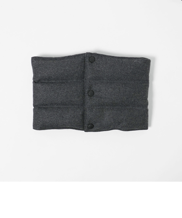 【別注】＜COBMASTER＞GLR グレー ダウン ネックウォーマー