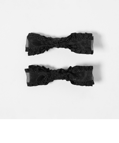 リボン ヘアクリップ セット / キッズ