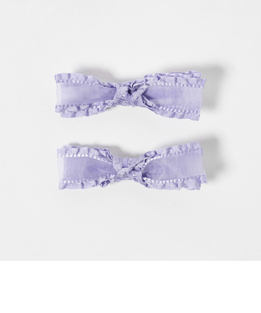 リボン ヘアクリップ セット / キッズ