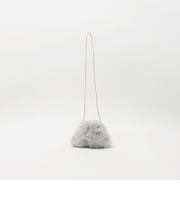 ラメ フェイクファー ポシェット  / キッズ