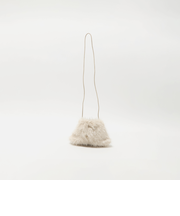 ラメ フェイクファー ポシェット  / キッズ