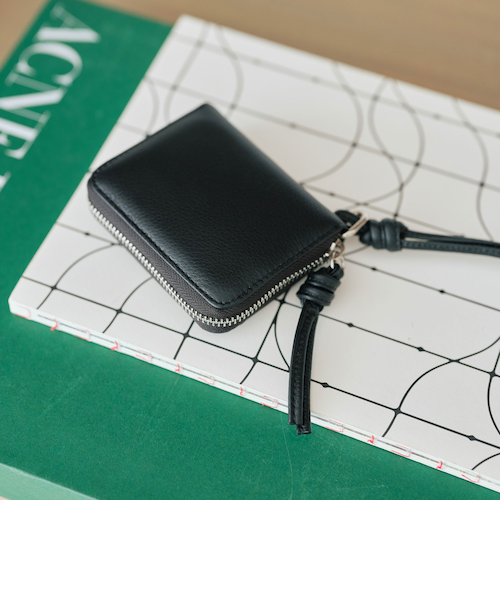 別注】＜perche＞2WAY ストラップ ウォレット / 財布｜グリーン