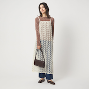 リボン キャミソール ワンピース