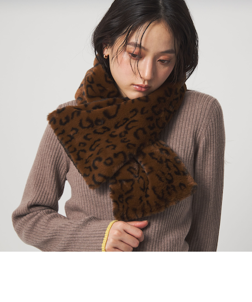 別注】＜INFIELDER DESIGN＞ボア リバーシブルマフラー｜グリーン