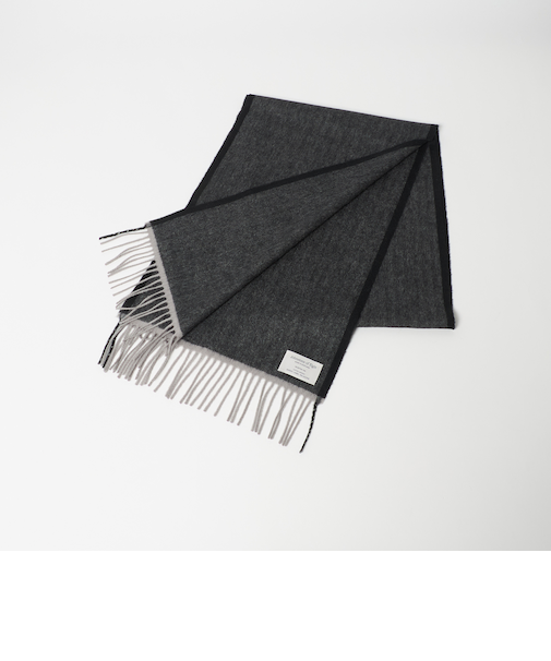 【別注】＜Johnstons of Elgin＞GLR ウールカシミヤ マフラー