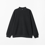 メランジ ダンボール モックネック カットソー