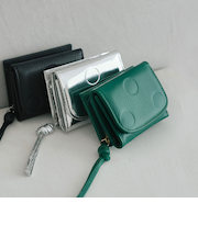 【別注】<perche>三つ折り ドット ウォレット / 財布