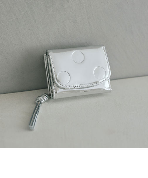 【別注】＜perche＞三つ折り ドット ウォレット / 財布