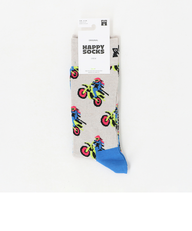＜Happy Socks＞モーター バイク ソックス