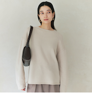 SERENITY ボートネック プルオーバー ニット