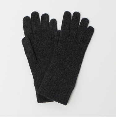 【別注】＜Johnstons of Elgin＞GLR ウールカシミヤ リブ グローブ