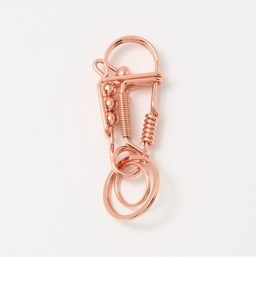 ＜DETAIL＞ワイヤー カラビナ キーホルダー