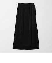 ジャガード サテン ナロー スカート