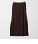 ジャガード サテン ナロー スカート