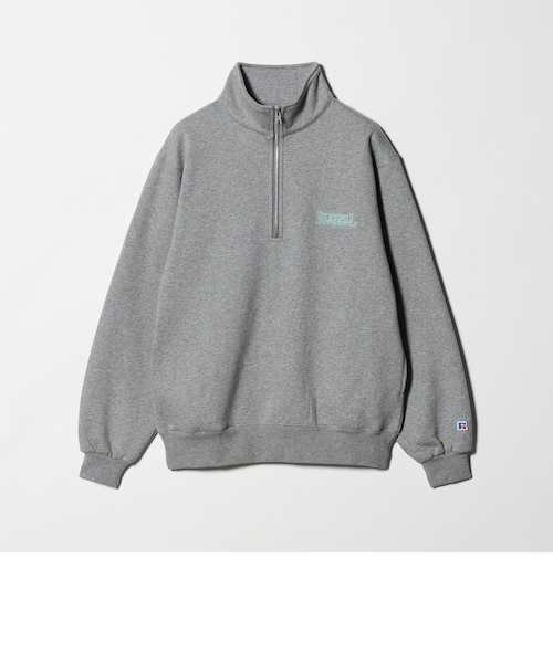 別注】＜RUSSELL ATHLETIC＞GLR ハーフジップ スウェット｜グリーン