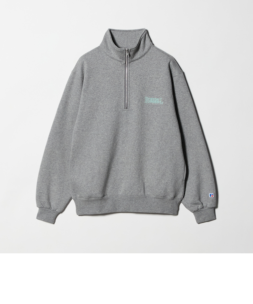 【別注】＜RUSSELL ATHLETIC＞GLR ハーフジップ スウェット