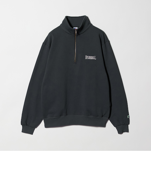 【別注】<RUSSELL ATHLETIC>GLR ハーフジップ スウェット