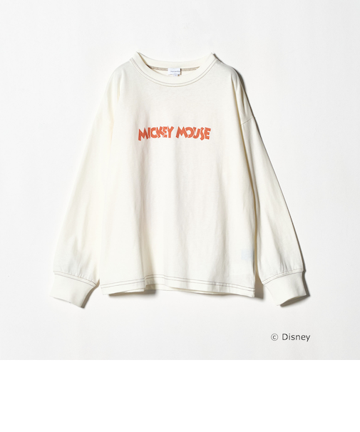 【別注】＜Disney＞キャラクター ロングスリーブTシャツ / キッズ 140cm―150cm