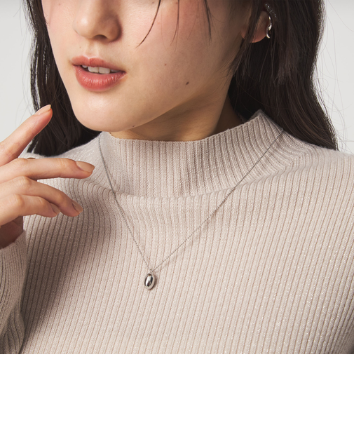 ボールドロップ スライド ネックレス