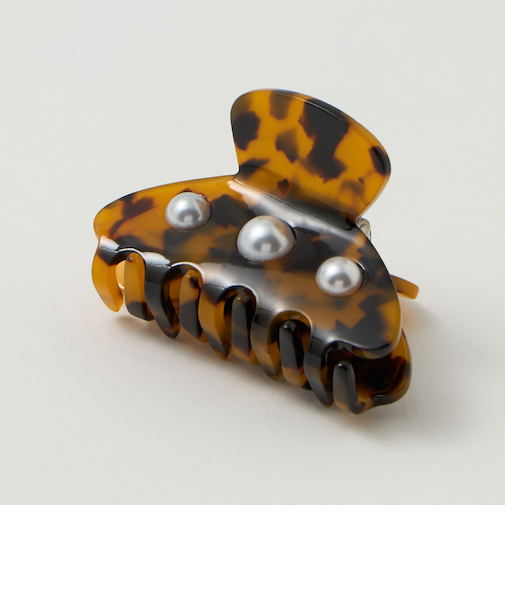 <SUI AVA>ヘアクリップ S (ホワイトモチーフ)