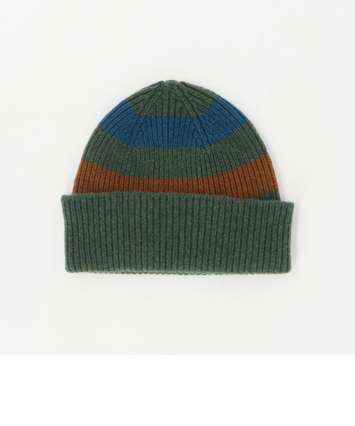 <ROBERT MACKIE>ボーダー ニットキャップ