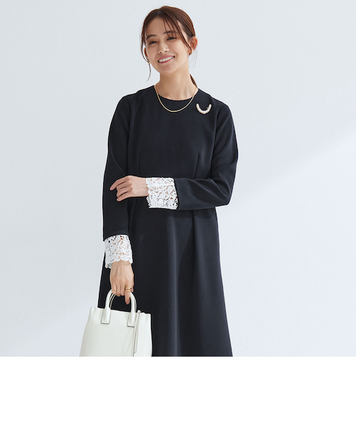 YUKKOコラボ】ジャガードブロックワンピース｜ムルーアの通販｜&mall