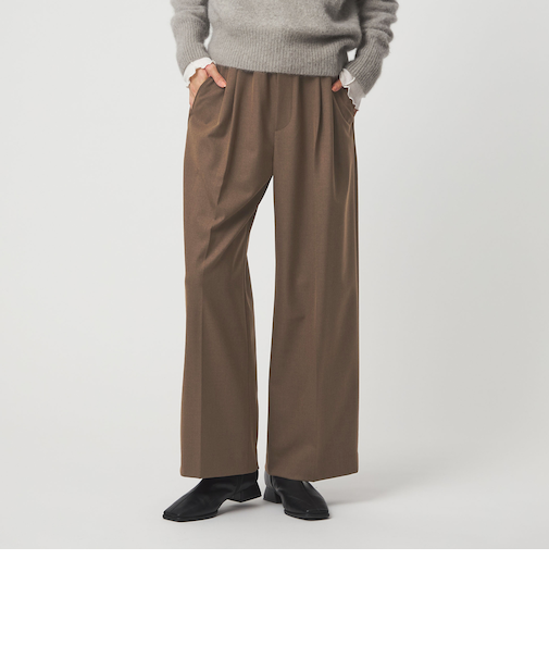 イージー 2タック ワイド パンツ