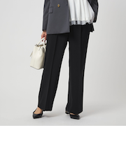 ［size SHORT/TALLあり］パウドレ ワイド パンツ ウォッシャブル ストレッチ