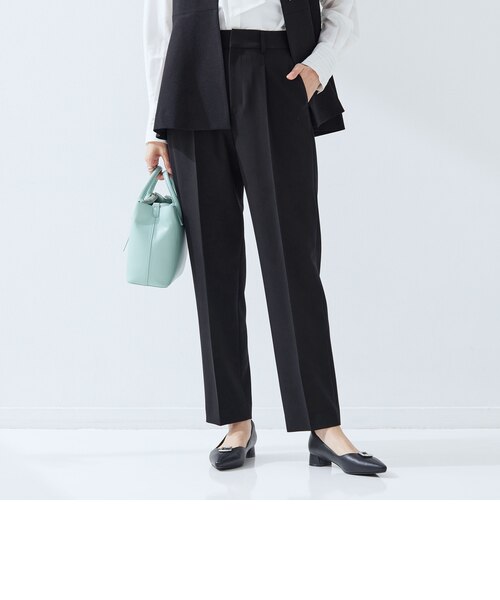 size SHORT/TALLあり］パウドレ テーパード パンツ ウォッシャブル