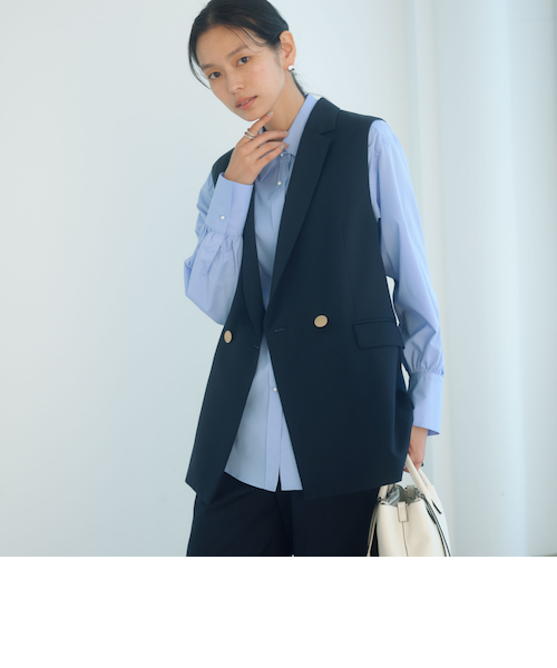 Greed グリード テーラード ジレ ウォッシャブル｜グリーンレーベル