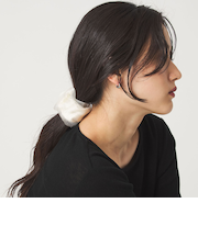 【WEB限定】チュール ヘアカフ(無地)クラップカフ / ポニーフック / フックポニー