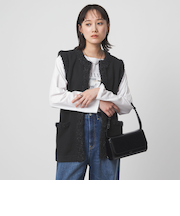 ブークレ×フリンジ ベスト ウォッシャブル