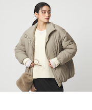 エアーパフィ スタンドカラー ブルゾン