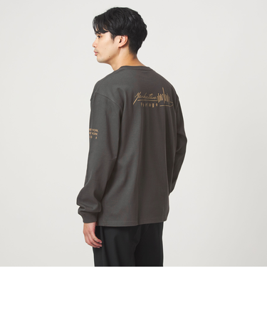 【別注】＜Manhattan Portage＞プリント 長袖 Tシャツ