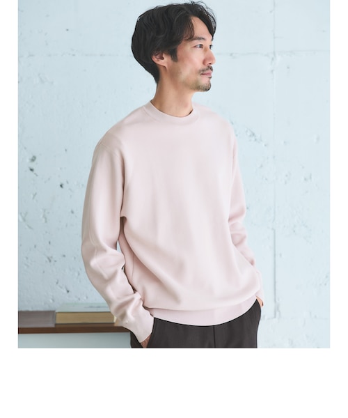 28,600新品正規品【V12/L】裏地付きクルーネックニット長袖カットソー