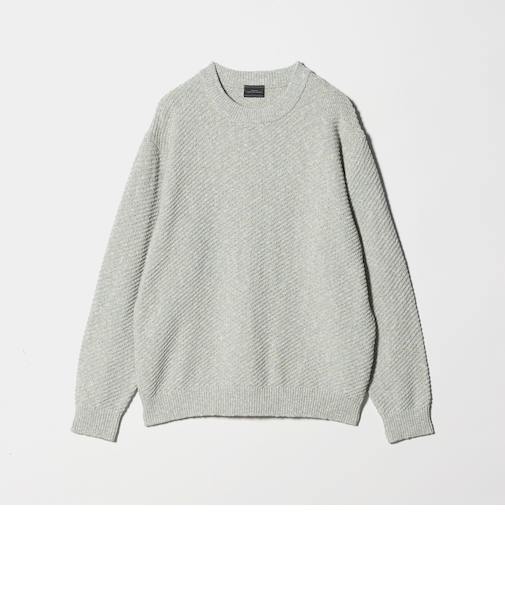 ミックスカラー クルーネック ニット