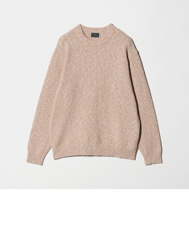 ミックスカラー クルーネック ニット