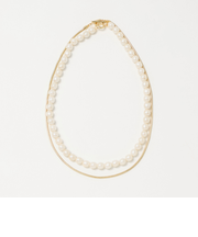 バロック フェイクパール＆チェーン 3WAY ネックレス