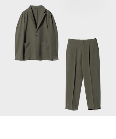 【WEB限定】JUST fit ドライポリエステル リラックス セットアップ -吸水速乾-