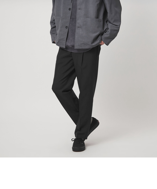 【WEB限定】JUST fit ドライポリエステル 1プリーツ イージースラックス -吸水速乾-