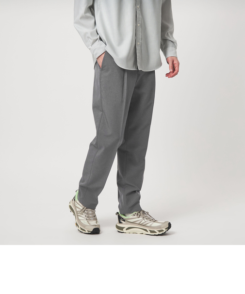 【WEB限定】JUST fit ドライポリエステル 1プリーツ イージースラックス -吸水速乾-