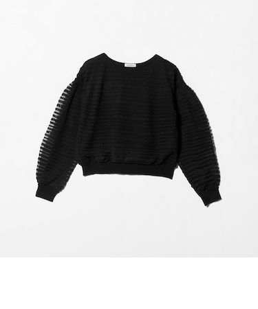 レイヤー プルオーバー ニット