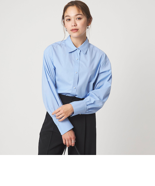 フェイクパールボタン シャツ｜グリーンレーベル リラクシングの通販
