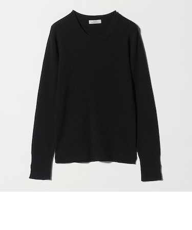 リブ ニット クルーネック プルオーバー ウォッシャブル